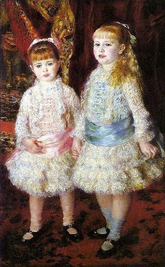 Pierre-Auguste Renoir Pink and Blue - The Cahen d'Anvers Girls